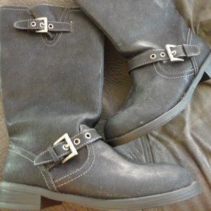 NEW! MARKS BLACK BOOTS SLIP ON WOMAN'S SIZE 6.5